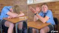 SA pupil in deep sleep while in class gets pranked with loud applause by schoolmates, Mzansi in tears