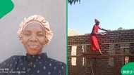 “You are amazing”: South African woman building house with bare hands inspires Mzansi