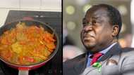 "God, intervene": Peeps cackle over Tito Mboweni's latest meal posted online