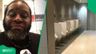 "I can even eat here": Foreign national goes viral after being blown away by Mzansi's public toilets