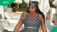 Wandi Ndlovu puts new body on display in tiny swimsuit following BBL reversal rumours