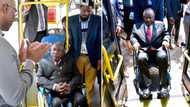 Video of Ramaphosa testing public transport technology for wheelchair users angers South Africans