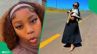 "I'm just a girl": Eastern Cape woman builds herself a massive home leaving Mzansi impressed