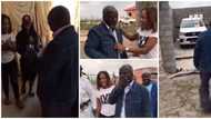 Sweet moment two ladies surprised their dad with a new car melts hearts, the man shed tears in video