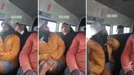 Chaotic video shows 2 women and driver arguing in a taxi, their drama leaves Mzansi entertained