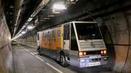 Along underwater highway, workers fix Channel tunnel at night