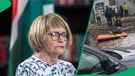 BTS of Helen Zille rowing boat in road leaves South Africa divided over reality