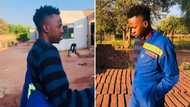 Unemployed graduate makes bricks to keep afloat refuses to give up on his dreams, Mzansi stans positivity