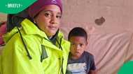 A brave Cape Town woman saved a drowning child during floods as severe storm caused chaos in residential area