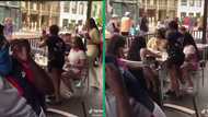 Women's attempt to dodge restaurant bill goes hilariously wrong, in a Twitter video