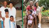 RWC 2023: Kabelo Mabalane and wife rock Springbok jerseys with 2 kids, SA gushes as family support SA team