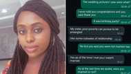 Lady shares her chat with married man who hid his marital status from her till she saw his wedding photos