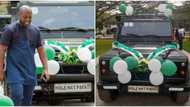 Kind CEO donates expensive car, PPE, other items to Mole National Park; beautiful photos emerge