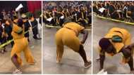 Proud mum makes a scene dancing at son's graduation, video goes viral