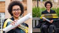 Proud Wits graduate excitedly celebrates bagging honours degree with distinction