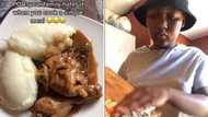 Mzansi shows no mercy to amateur "chef" over her sad-looking pap and vleis