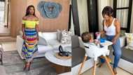 "Cuteness overload": Pearl Modiadie shows off her little man in lux outfit