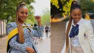 Brainy beauty flexes 2 degrees and master's candidacy at Wits, Mzansi gushes