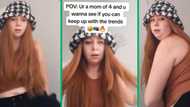 TikTok video of ginger-haired mother of 4 unsure of her Bhebha dance challenge entry goes viral, Mzansi stans her moves