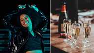Social media goes wild: Impressive lady busts lit dance moves while balancing champagne glass in mouth
