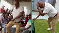 A taima showed off his moves in a TikTok video, Mzansi stunned: "Stress-free"