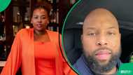 Sizwe Dhlomo's outfit at Anele Mdoda's wedding gets social media fashion police in a frenzy: "He didn't try"
