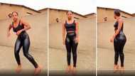 Woman’s dance video gets bombed by nosey neighbour, Mzansi has jokes