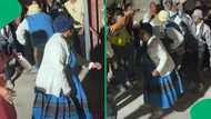 Dancing Gogo steals the show at SA night celebration, leaving crowd in awe