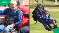 105-year-old US navy veteran completes first skydiving jump to celebrate birthday milestone