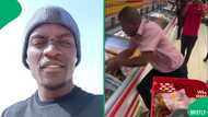 "He's clever": Man fills trolley with chicken and cheese during trolley dash challenge, SA impressed