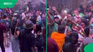 SA fans in Baltimore keep singing 'Shosholoza' after Springboks win, refuse to leave