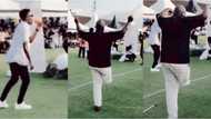 Physically challenged man boldly abandons crutches to dance as Kofi Kinaata performs Susuka