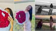 Lady shares adorable photos online after getting engaged to her best friend