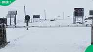 Heavy snowfall hits Drakensberg region, Sani Pass closed as KZN officials monitor conditions