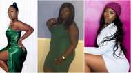Pretty lady flaunts hourglass body in photo showing her before and after massive weight loss