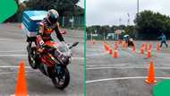 "RAF is going to be bankrupt": Video of delivery biker's driving test has SA in stitches