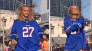 Mzansi reacts to a video of a white girl doing the Hamba Wena dance: "good on you girl, but try not to hit it so hard"