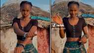 Flawless village girl slays 'Bhepha' challenge, Mzansi declares her the Internet's girlfriend