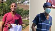 Humble young man completes medical school, gives all the glory to God for this achievement, people clap