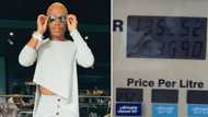 Somizi has Mzansi crying after sharing video showing ridiculous price of petrol: "I'm going to buy a horse"
