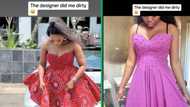 Limpopo woman disappointed by dress she ordered vs what she got in TikTok video: “I threw it away”