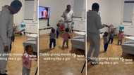 Loving father teaches baby girl to walk like a lady, hilarious TikTok video goes viral