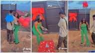 Cute video shows moment young lady surprised boyfriend with land as a birthday gift, he almost cried