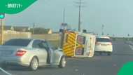 4 men rush to rescue people trapped in overturned Cape Town ambulance: Video sparks debate