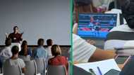 Mzansi student caught watching wrestling during lecture in a TikTok video