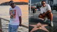 DJ Shimza trolls fans with Hollywood star, leaves netizens convinced he made it big in America