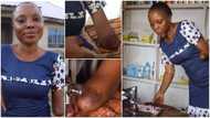 If I didn't lose my hand, I'd not be this useful to myself - lady who sews for living says in video