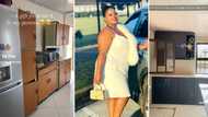 Woman renovates parents’ kitchen, video shows stunning makeover: Mzansi claps for the beautiful moment