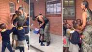 SA Primary School learners welcome teacher with warm hugs, TikTok video touches SA's heart