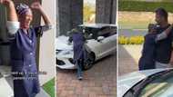 Mzansi TikTok star and domestic worker Thembi rejoices as Malcolm returns her car from the panel beaters